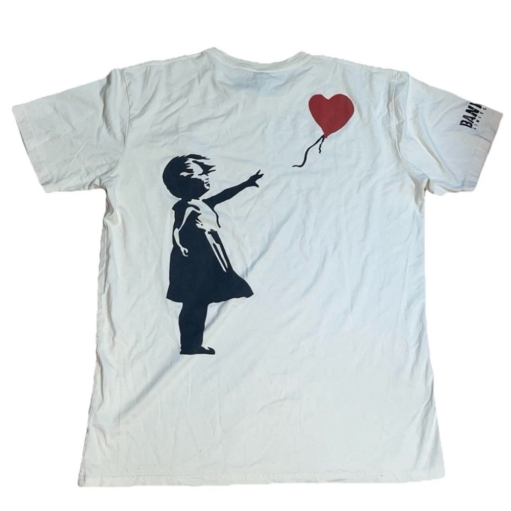 Rare Banksy Limitless London “Girl With Balloon” Tee Embroidered